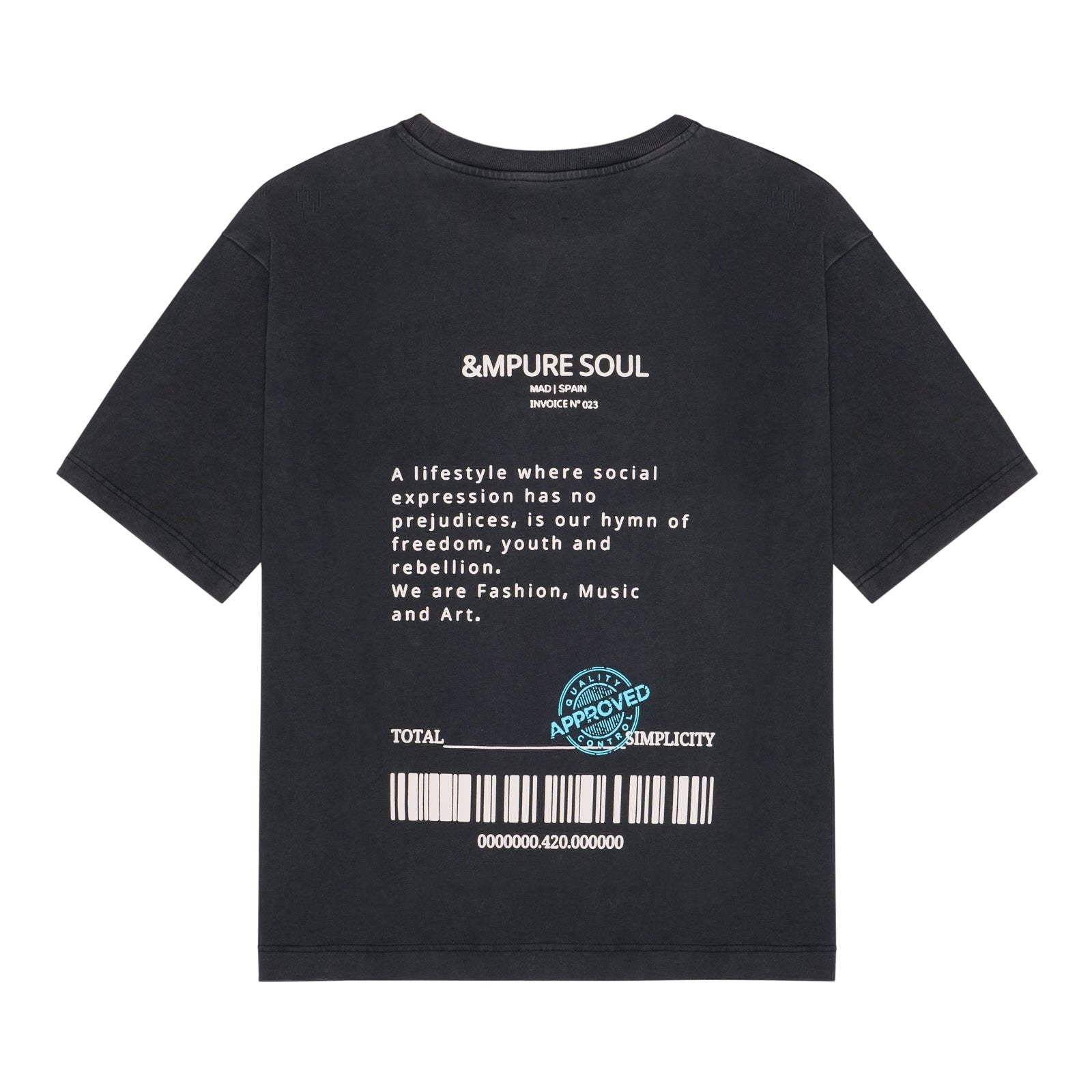 Camiseta Simplified Invoice